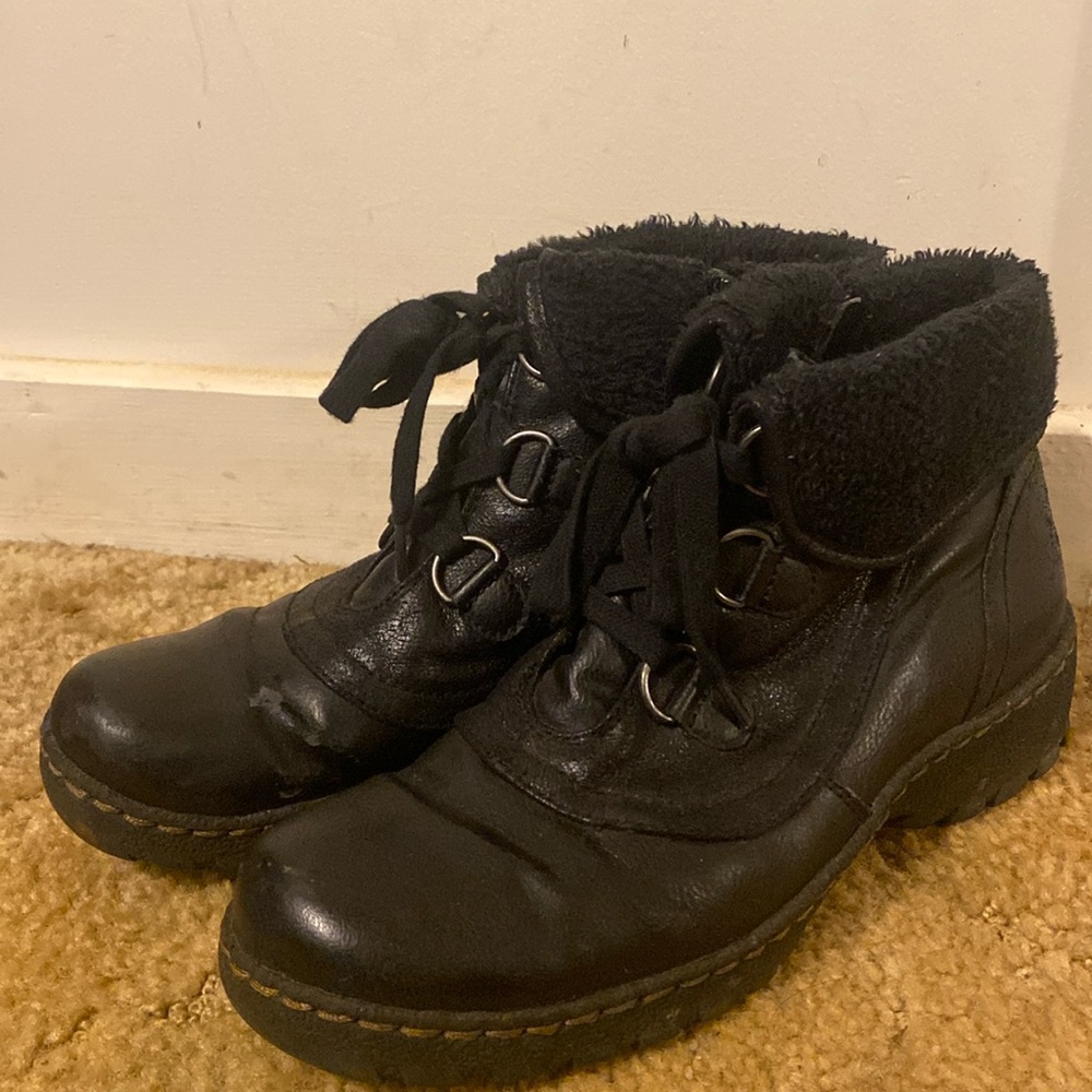 💫 Kim Roger’s Black Lace Up Ankle Boots